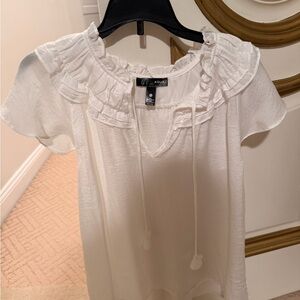 Bloomingdale’s AQUA White Top